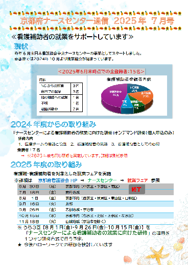 ナースセンター通信　2025年７月号